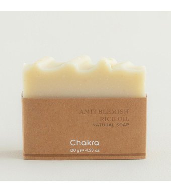 Chakra Organik Antibakteriyel Pirinç Yağı Katı Sabun 120 gr