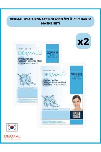 Dermal Hyaluronate Nemlendirici Kağıt Yüz Maskesi 2x23 gr