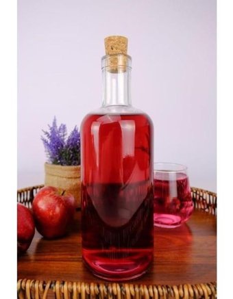 Digithome Mantar Kapaklı Cam Başucu Sürahi 700 ml