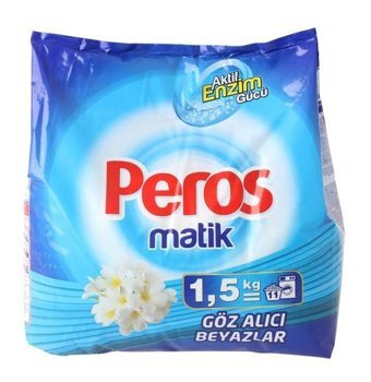 Peros Matik Beyazlar İçin 11 Yıkama Toz Deterjan 1.5 kg
