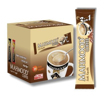 Mahmood Coffee 3'ü 1 Arada Sütlü Köpüklü 48 Adet Granül Kahve Hazır Kahve