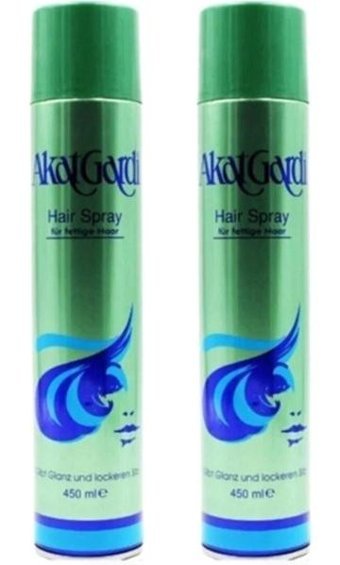 Akat Gardi Yağlı Saçlar Için Islak Görünümlü Keratinli Güçlü Saç Spreyi 2x180 ml