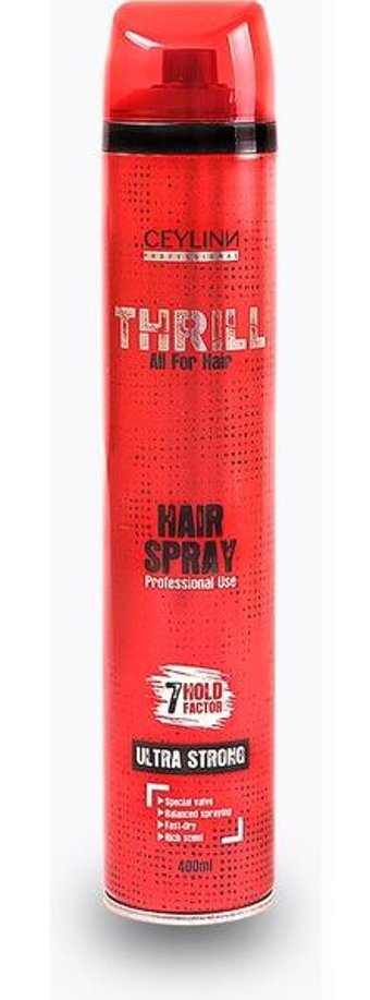 Ceylinn Thrill Ultra Islak Görünümlü Keratinli Ekstra Güçlü Saç Spreyi 3x400 ml