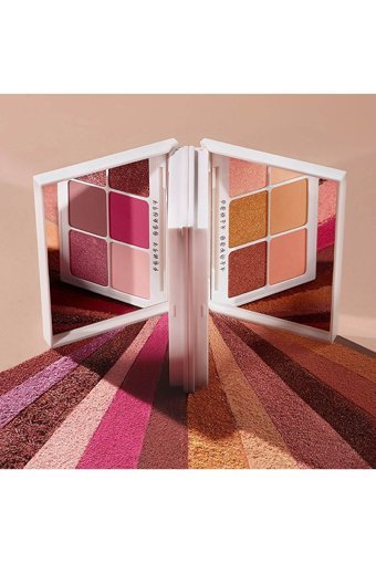Fenty Beauty Snap Shadows Mix & Match 4 Gül Renk Toz Mat Far Paleti