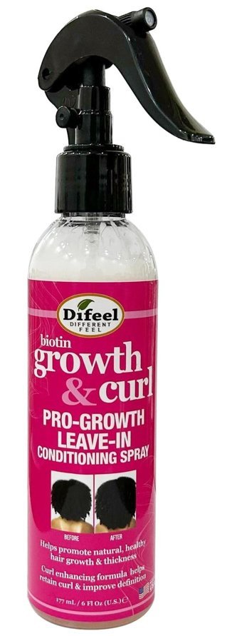 Difeel Growth&Curl Islak Görünümlü Hafif Saç Spreyi 177 ml