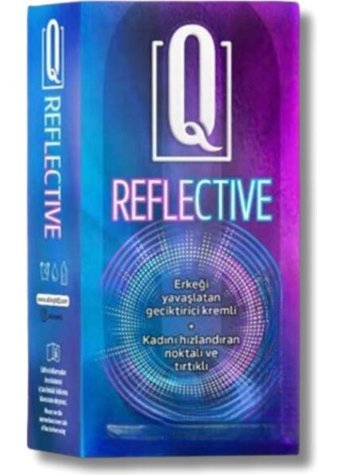 Q Reflective Normal Tırtıklı Prezarvatif 3x6'lı