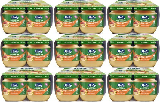 Hero Baby Karışık Laktozsuz Tahılsız Glutensiz Organik Meyveli Kavanoz Maması 36x120 gr