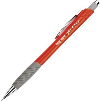 Bigpoint Grip Silgili Plastik Metalik Turuncu 0.7 mm Uçlu Versatil Kalem 12 Adet
