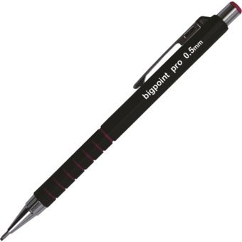 Bigpoint 966 Pro Silgili Plastik Metalik Pembe 0.5 mm Uçlu Versatil Kalem