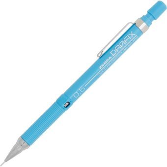 Zebra Drafix DM5-300 Silgili Plastik Pastel Mavi 0.5 mm Uçlu Versatil Kalem