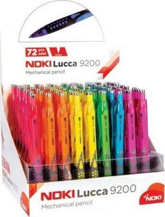 Noki Lucca 9200 Silgili Metal Metalik Renkli 0.7 mm Uçlu Versatil Kalem 72 Adet