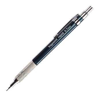 Bigpoint Rapid Silgili Metal Metalik Yeşil 0.7 mm Uçlu Versatil Kalem 12 Adet