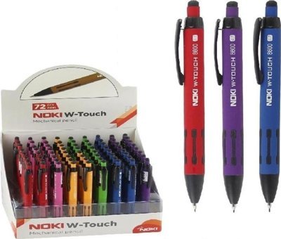 Noki W-Touch Silikon Metalik Renkli 0.7 mm Uçlu Versatil Kalem 72 Adet