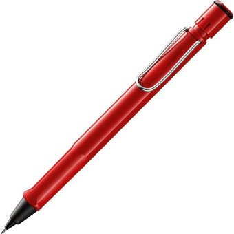 Lamy Safari Metal Metalik Kırmızı 0.5 mm Uçlu Versatil Kalem
