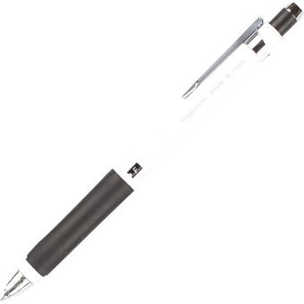 Bigpoint Plus Silgili Metal Metalik Beyaz 0.7 mm Uçlu Versatil Kalem 12 Adet