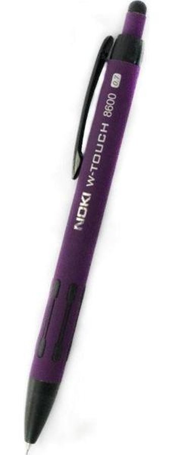 Noki W-Touch 8600 Silikon Metalik Mor 0.7 mm Uçlu Versatil Kalem