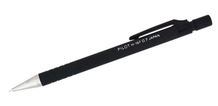 Pilot H-167 Metal Metalik Siyah 0.7 mm Uçlu Versatil Kalem