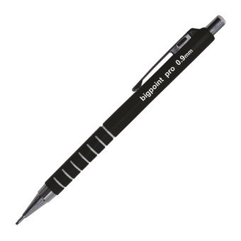 Bigpoint Pro Silgili Plastik Metalik Beyaz 0.9 mm Uçlu Versatil Kalem 12 Adet