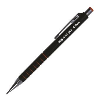 Bigpoint Pro Silgili Plastik Metalik Turuncu 0.9 mm Uçlu Versatil Kalem 12 Adet