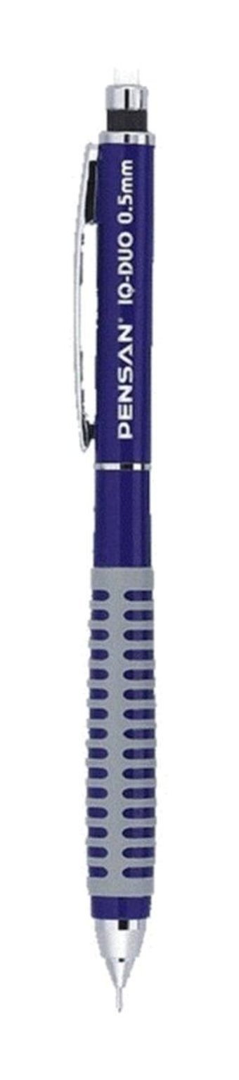 Pensan IQ-Duo Silgili Plastik Metalik Lacivert 0.7 mm Uçlu Versatil Kalem