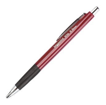 Bigpoint Trio Silgili Plastik Metalik Bordo 0.5 mm Uçlu Versatil Kalem 12 Adet