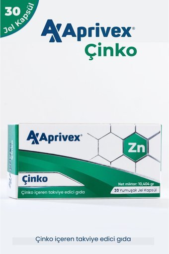 Aprivex Çinko Vitamin 30 Kapsül