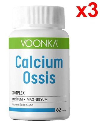 Voonka Calcium Ossis Vitamin 3x62 Tablet