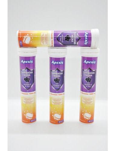 Apexis Sambucus Nigra Vitamin C & Zinc Kara Mürver Vitamin 4x20 Tablet