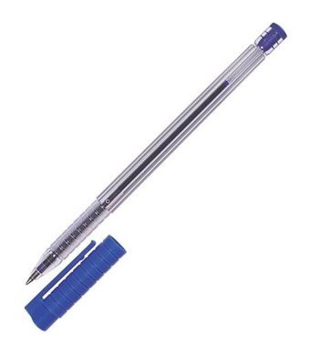 Faber-Castell 1440 Plastik Tek Renkli 0.8 mm İğne Uçlu Mavi Tükenmez Kalem