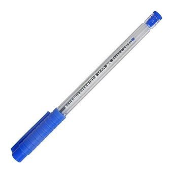 Faber-Castell 1440 Plastik Tek Renkli 0.8 mm İğne Uçlu Mavi Tükenmez Kalem