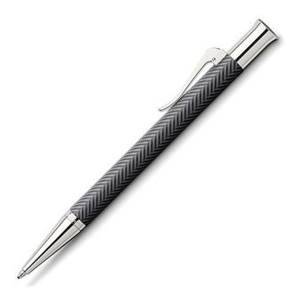 Faber-Castell Graf Von Guilloche Cisele Reçine Tek Renkli 0.7 mm Siyah Tükenmez Kalem