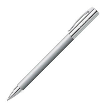 Faber-Castell Ambition Paslanmaz Çelik Tek Renkli 0.7 mm Mavi Tükenmez Kalem