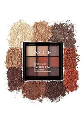 Note Flawless 01 Toz Mat Sedefli Far Paleti