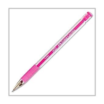 Faber-Castell 1425 Plastik Tek Renkli 0.7 mm İğne Uçlu Pembe 3'lü Tükenmez Kalem