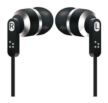Zore Er02 Silikonlu Mikrofonlu 3.5 mm Jak Kablolu Kulaklık Siyah