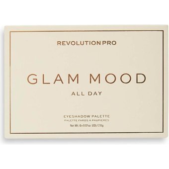 Revolution Glam Mood All Day Krem Metalik Far Paleti