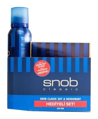 Snob Classic 8 Parça Erkek Parfüm Deodarant Seti EDT