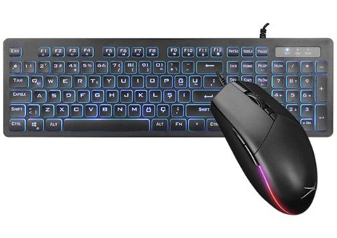 Altec Lansing Algc8264 Led Işıklı 3 Renk Gaming Oyuncu Klavye ve Mouse Seti 6400dpi Rgb Mouse