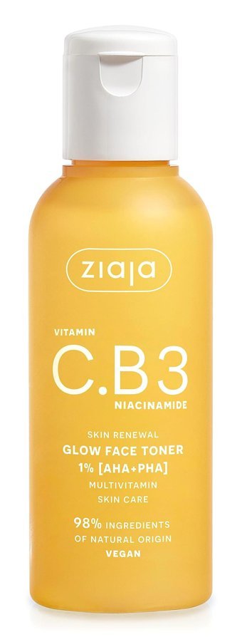 Ziaja Glow Vitamin C.b3 Niacinamide Tüm Ciltler İçin Aha+Pha Gözenek Sıkılaştırıcı Losyon Tonik 120 ml