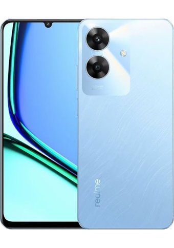 Realme Note 60 128 GB Hafıza 6 GB Ram 6.74 inç 32 MP Çift Hatlı IPS LCD Ekran Android Akıllı Cep Telefonu Mavi