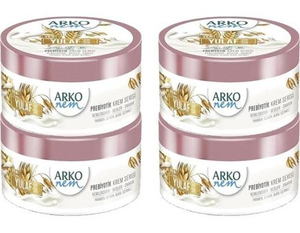 Arko Yulaf Sütlü Tüm Ciltler İçin Vegan Parfümsüz El Kremi 4x250 ml