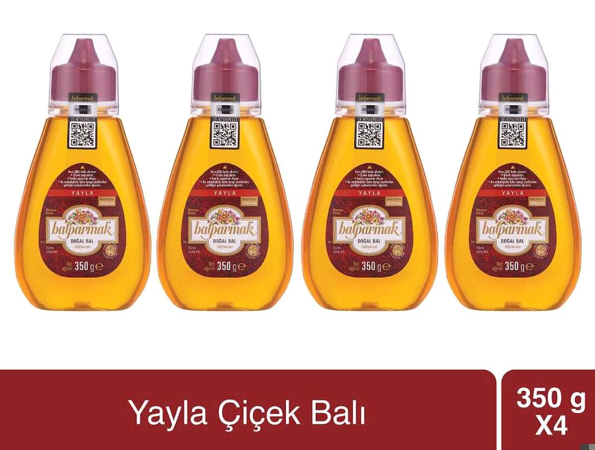 Balparmak Çıtkapak Süzme Çiçek Balı 4x350 gr