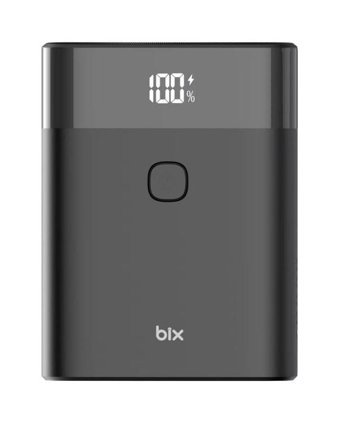 Bix PB20W 10000 mAh Hızlı Şarj Dijital Göstergeli USB Type C Powerbank Kırmızı-Siyah