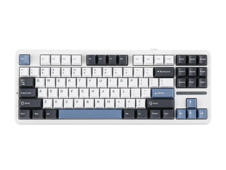 Aula F87 Türkçe Q RGB Wireless 87 Tuşlu Switch Kablosuz Beyaz Mekanik Gaming Klavye
