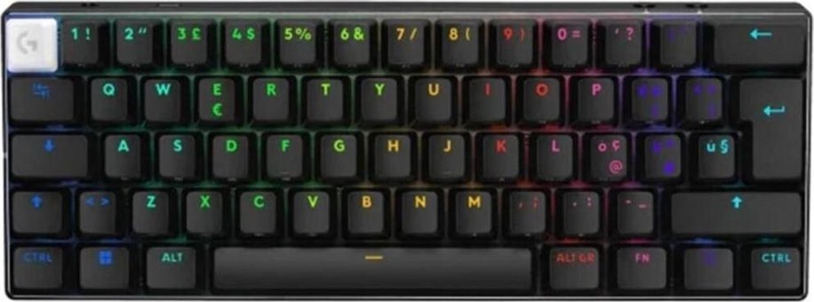 Logitech G Pro X 60 İngilizce Q RGB Switch Kablosuz Siyah Gaming Klavye