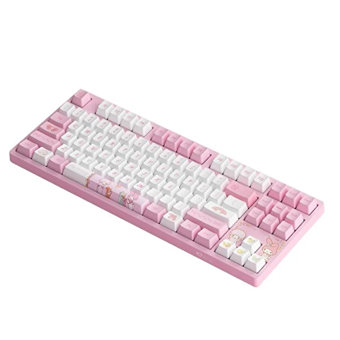 Akko My Melody 3087v3 TKL İngilizce Q Switch Kablolu Pembe Mekanik Gaming Klavye