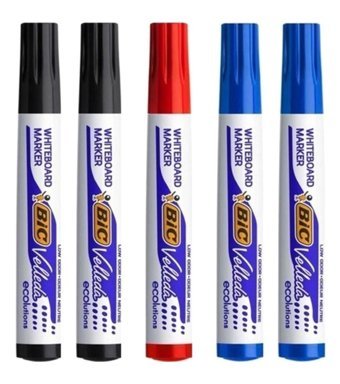 Bic 1701 5'li Doldurulabilir Silinebilir Renkli Tahta Kalemi Seti