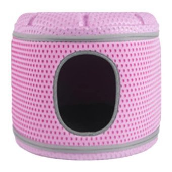 Magideal Suntek Tek Fonksiyonlu 40x36 cm Üstü Kapalı Kedi Yatağı Pembe