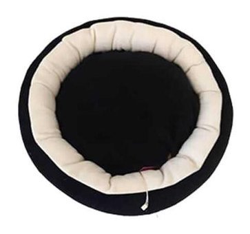 Bedspet Tek Fonksiyonlu Simit Kedi Yatağı Siyah