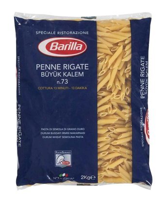 Barilla Penne Rigate Makarna 5x2 kg